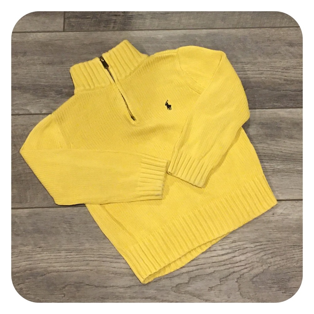 💛Polo Yellow Pullover Sweater - Picture 2 of 4
